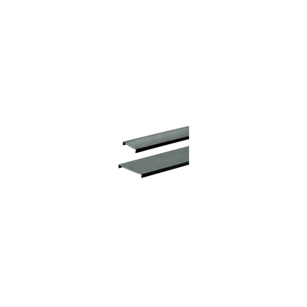 Panduit 2.5" PVC WIRING DUCT COVER, 6 FT BLK, C2.5BL6
